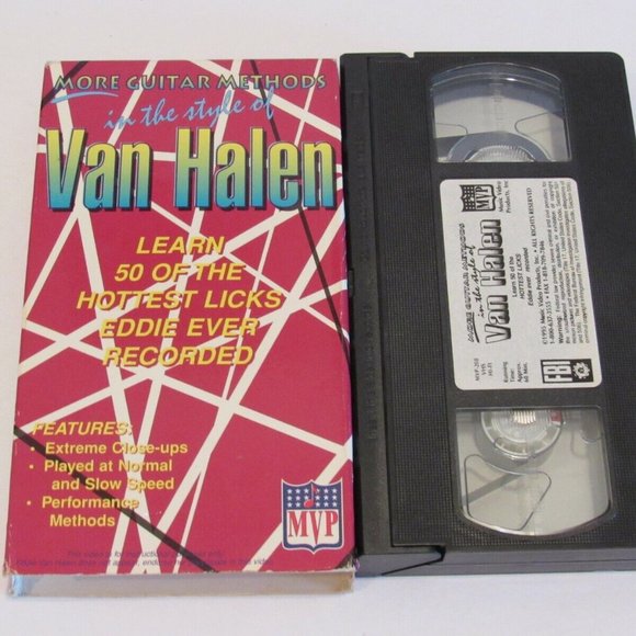 Van Halen Live Right Here Right Now - Guitar Style - Guitar Heroes VHS Lot of 3 - Picture 2 of 8